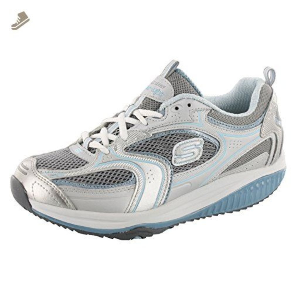 Skechers Shape-ups XF Accelerators Sneaker in Silver Blue